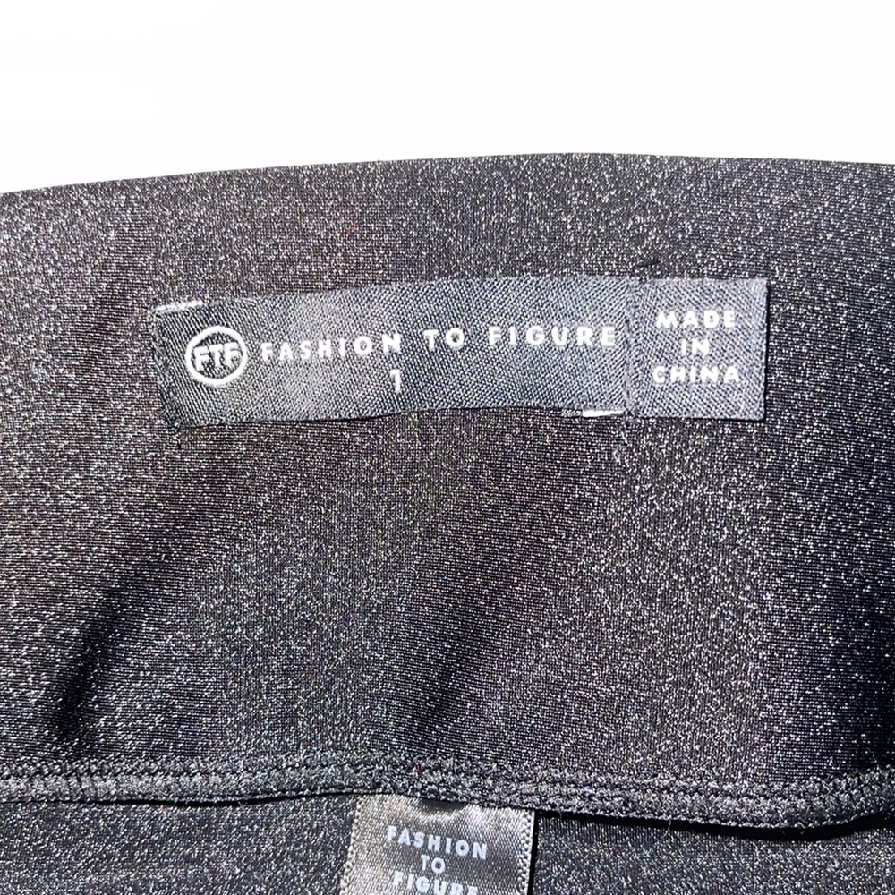 Fashion to figure black hi shine leggings - Picture 10 of 12